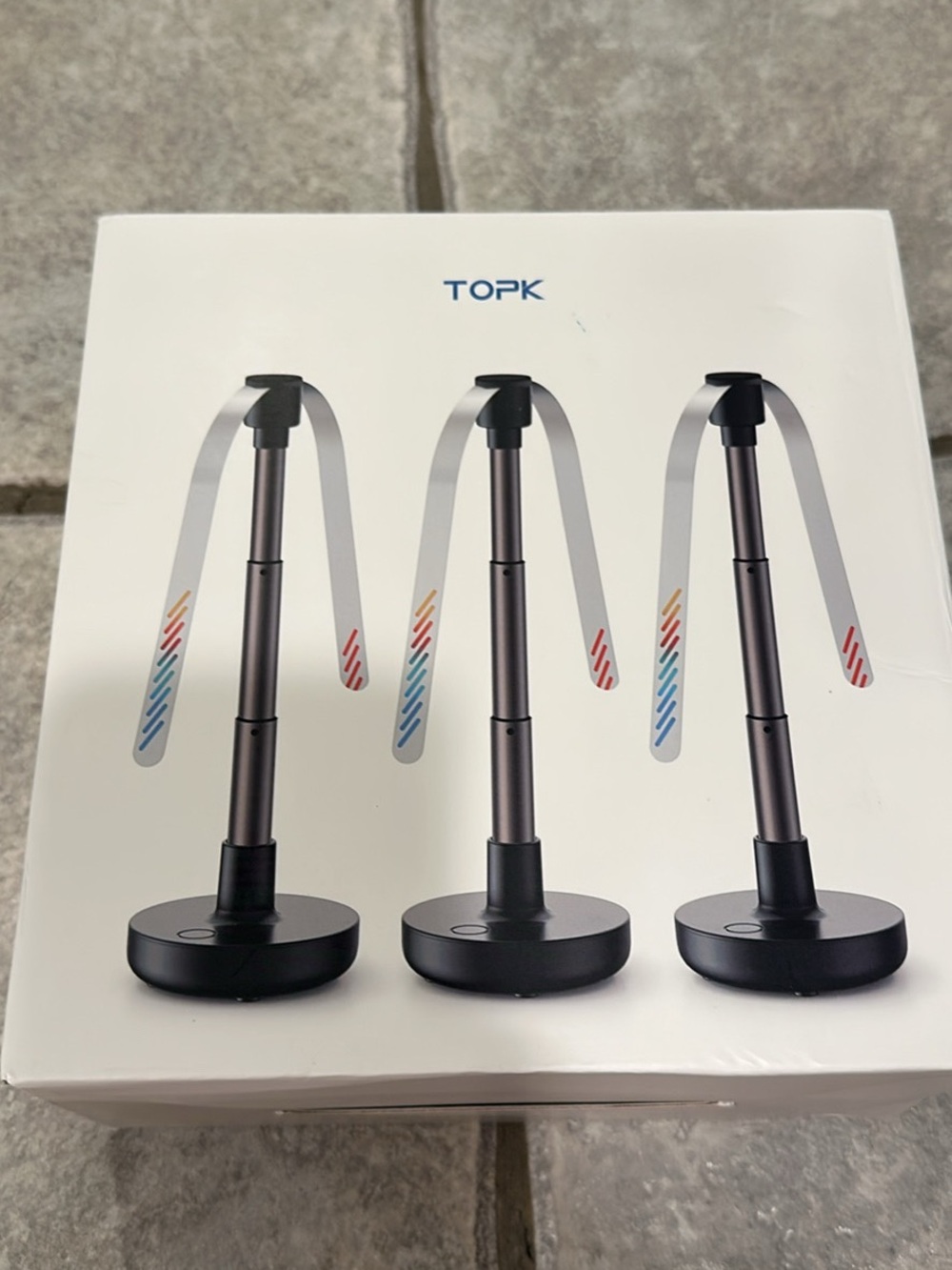TOPK Adjustable fly fan outdoor camping